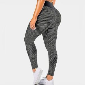 Women’s Leggings Tummy Control Workout Yoga Pants High Waisted Scrunch Gym